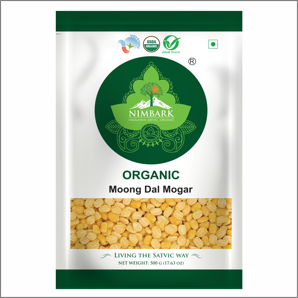 Nimbark Organic Moong Dal | Mogar Dal | Sukhi Moong Dal 500gm